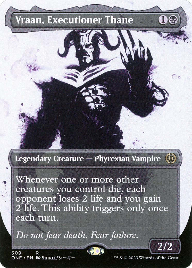 Vraan, Executioner Thane (Borderless Ichor) [Phyrexia: All Will Be One] | Card Merchant Takapuna