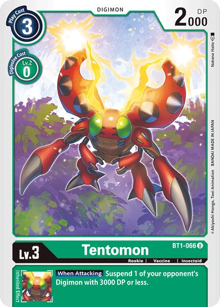 Tentomon [BT1-066] [Release Special Booster Ver.1.0] | Card Merchant Takapuna