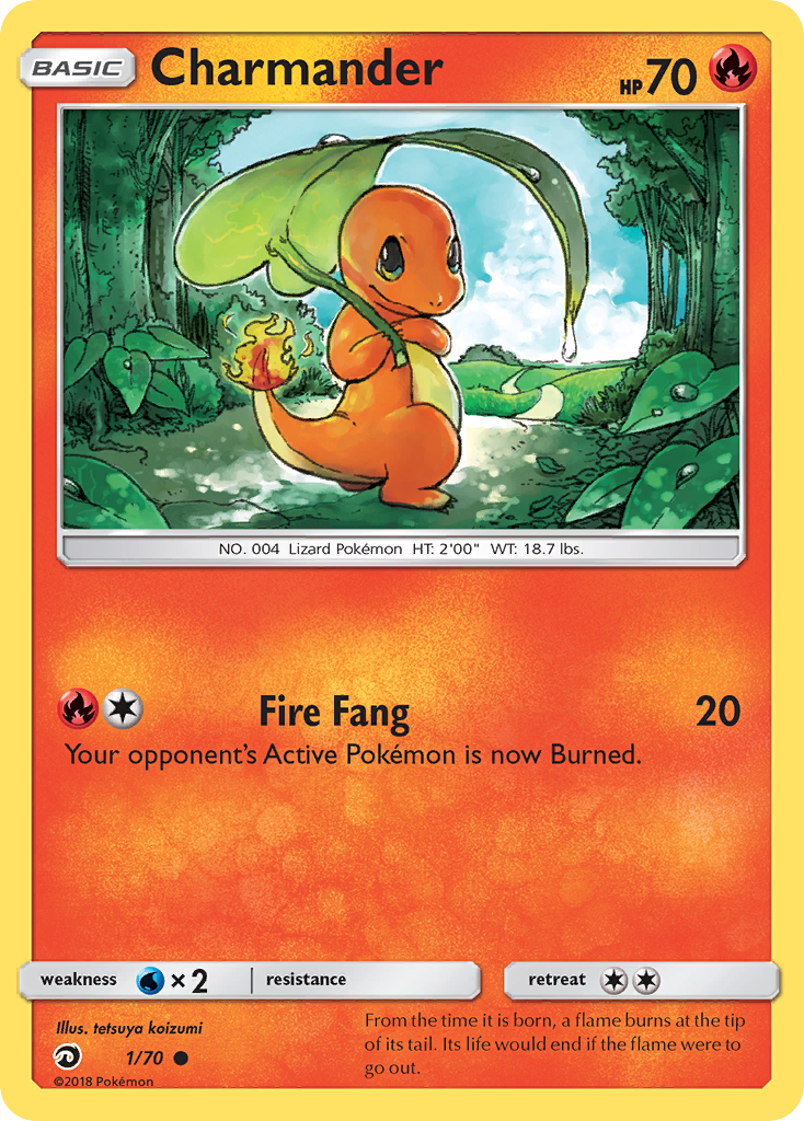 Charmander (1/70) [Sun & Moon: Dragon Majesty] | Card Merchant Takapuna