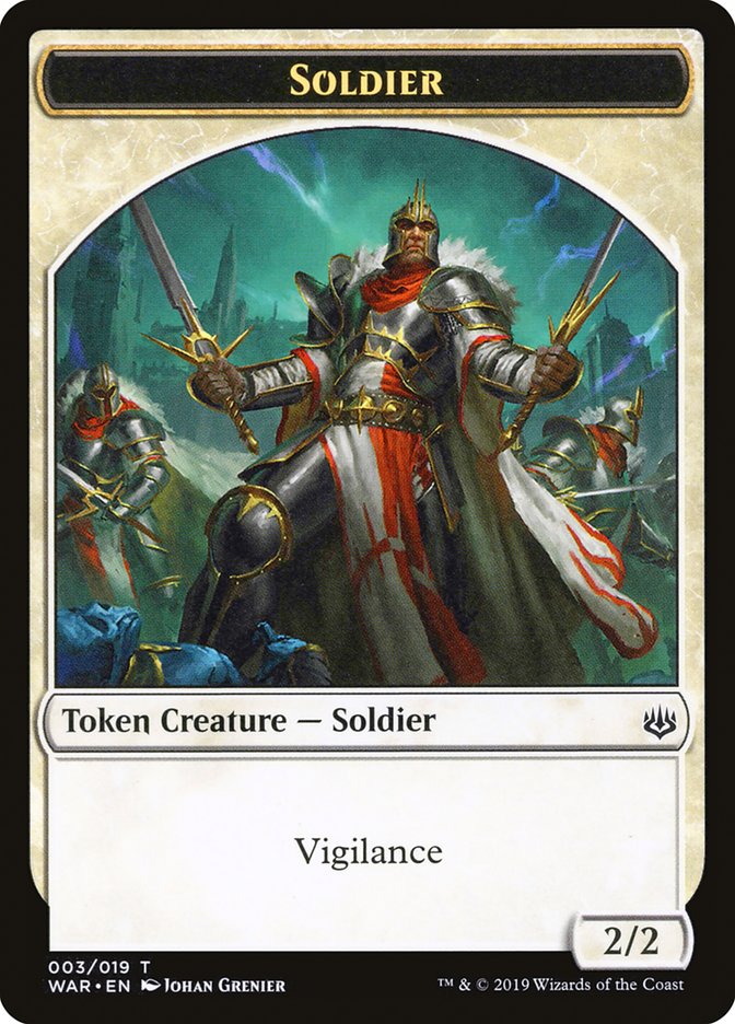 Soldier Token [War of the Spark Tokens] | Card Merchant Takapuna