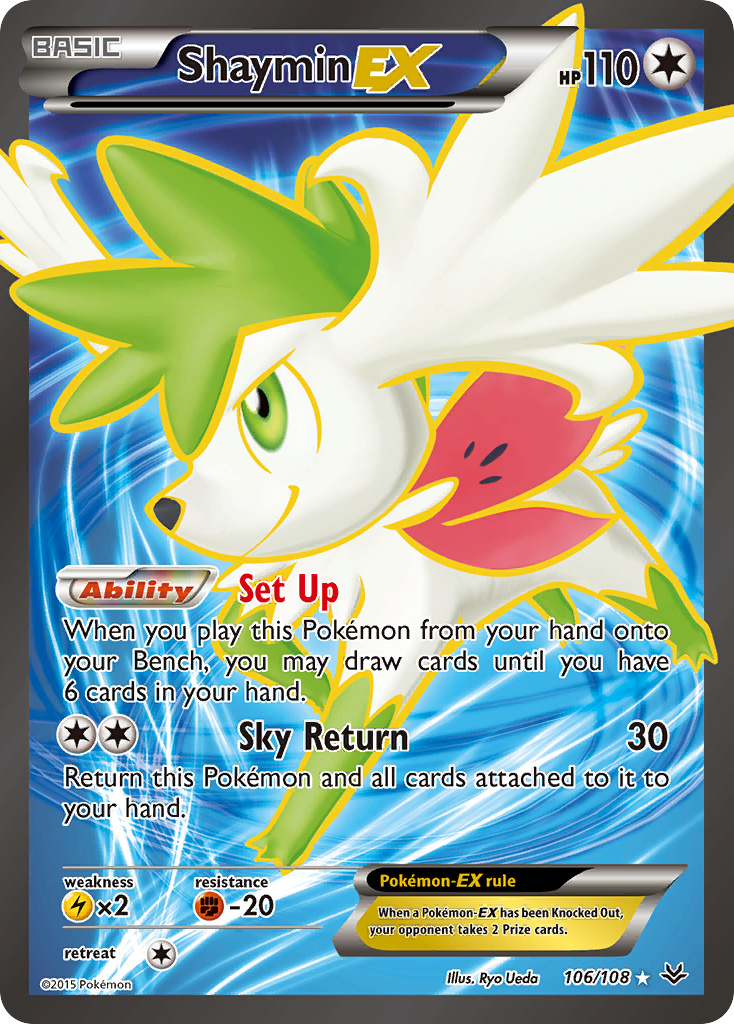 Shaymin EX (106/108) [XY: Roaring Skies] | Card Merchant Takapuna