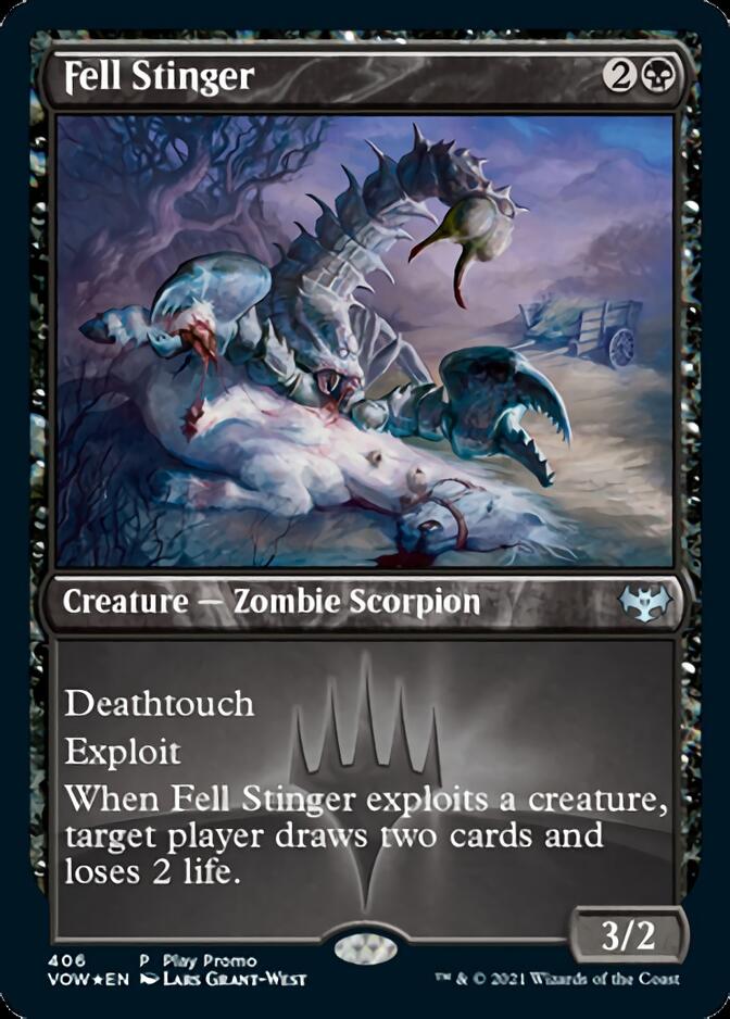 Fell Stinger (Play Promo) [Innistrad: Crimson Vow] | Card Merchant Takapuna