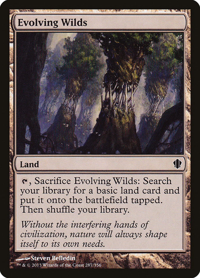 Evolving Wilds [Commander 2013] | Card Merchant Takapuna