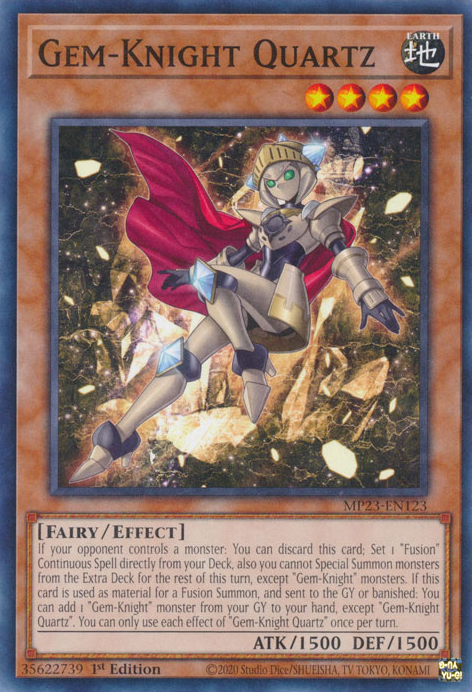 Gem-Knight Quartz [MP23-EN123] Common | Card Merchant Takapuna