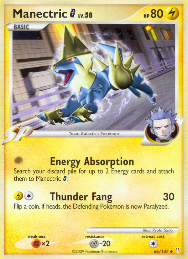 Manectric G (66/147) [Platinum: Supreme Victors] | Card Merchant Takapuna