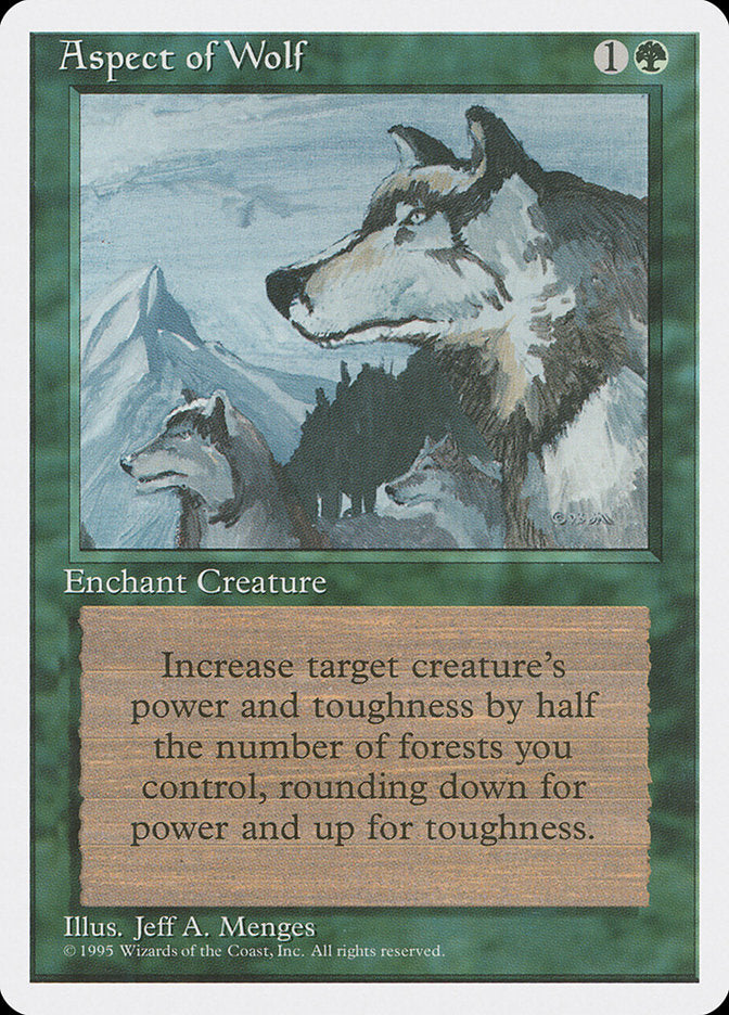 Aspect of Wolf [Fourth Edition] | Card Merchant Takapuna