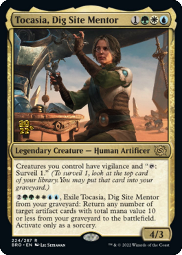 Tocasia, Dig Site Mentor [The Brothers' War Prerelease Promos] | Card Merchant Takapuna