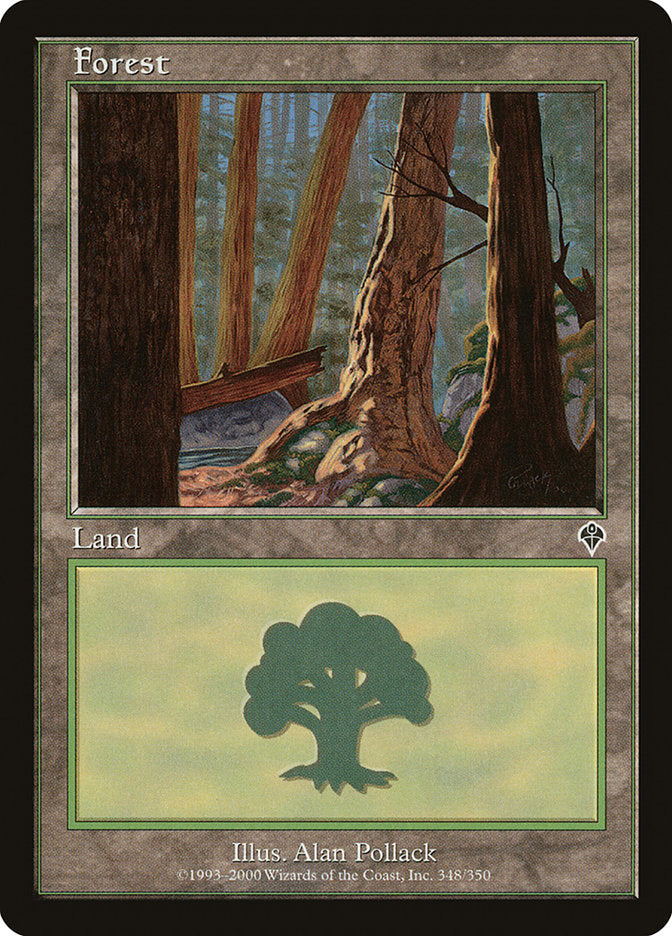 Forest (348) [Invasion] | Card Merchant Takapuna