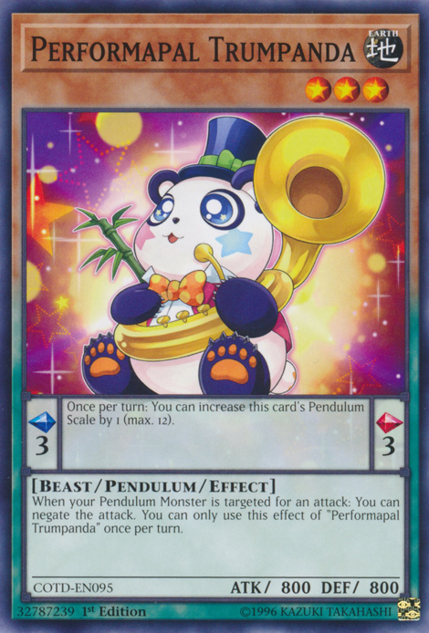 Performapal Trumpanda [COTD-EN095] Common | Card Merchant Takapuna