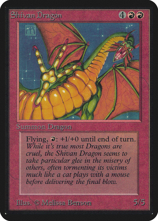 Shivan Dragon [Alpha Edition] | Card Merchant Takapuna