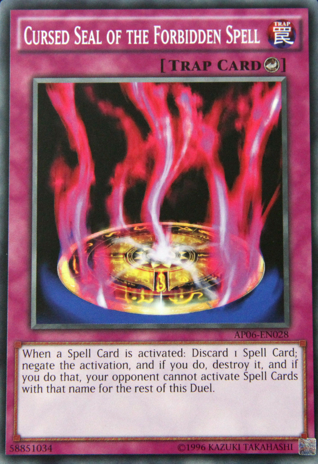 Cursed Seal of the Forbidden Spell [AP06-EN028] Common | Card Merchant Takapuna