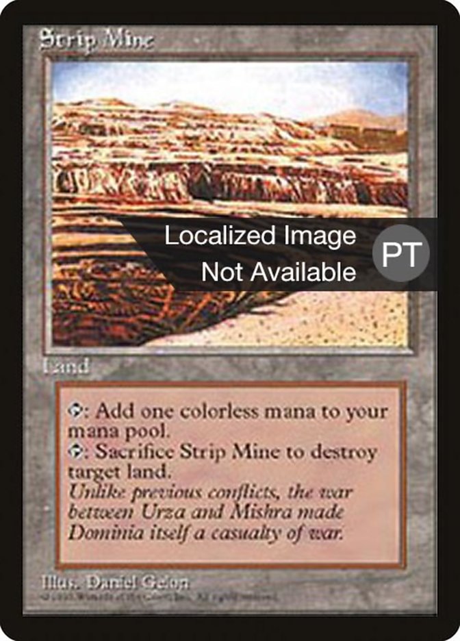 Strip Mine [Fourth Edition (Foreign Black Border)] | Card Merchant Takapuna