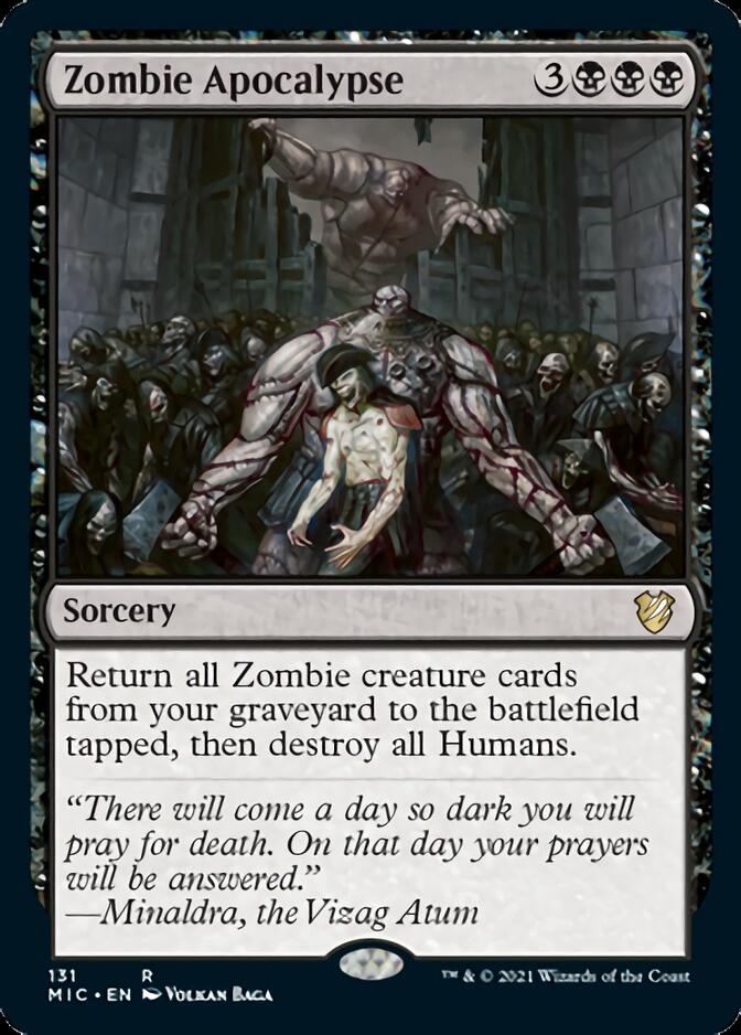 Zombie Apocalypse [Innistrad: Midnight Hunt Commander] | Card Merchant Takapuna