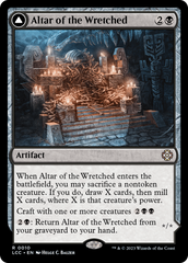 Altar of the Wretched // Wretched Bonemass [The Lost Caverns of Ixalan Commander] | Card Merchant Takapuna