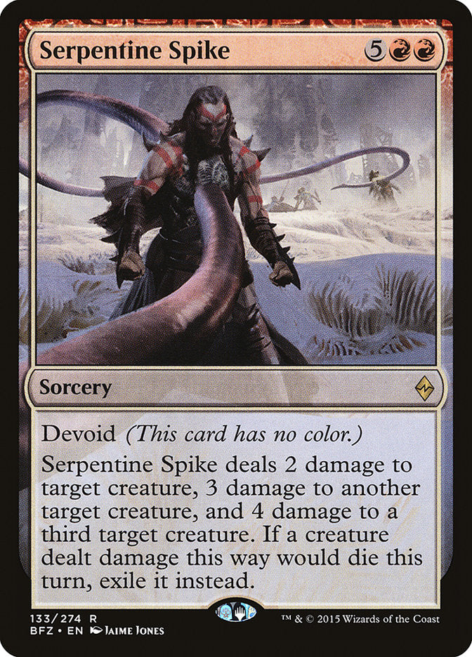 Serpentine Spike [Battle for Zendikar] | Card Merchant Takapuna