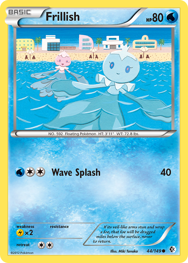 Frillish (44/149) [Black & White: Boundaries Crossed] | Card Merchant Takapuna