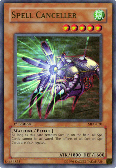 Spell Canceller [MFC-020] Ultra Rare | Card Merchant Takapuna