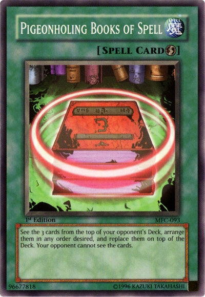 Pigeonholing Books of Spell [MFC-093] Common | Card Merchant Takapuna