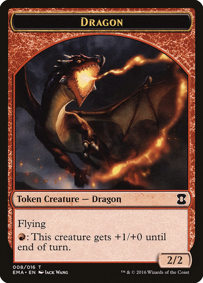 Dragon Token [Eternal Masters Tokens] | Card Merchant Takapuna