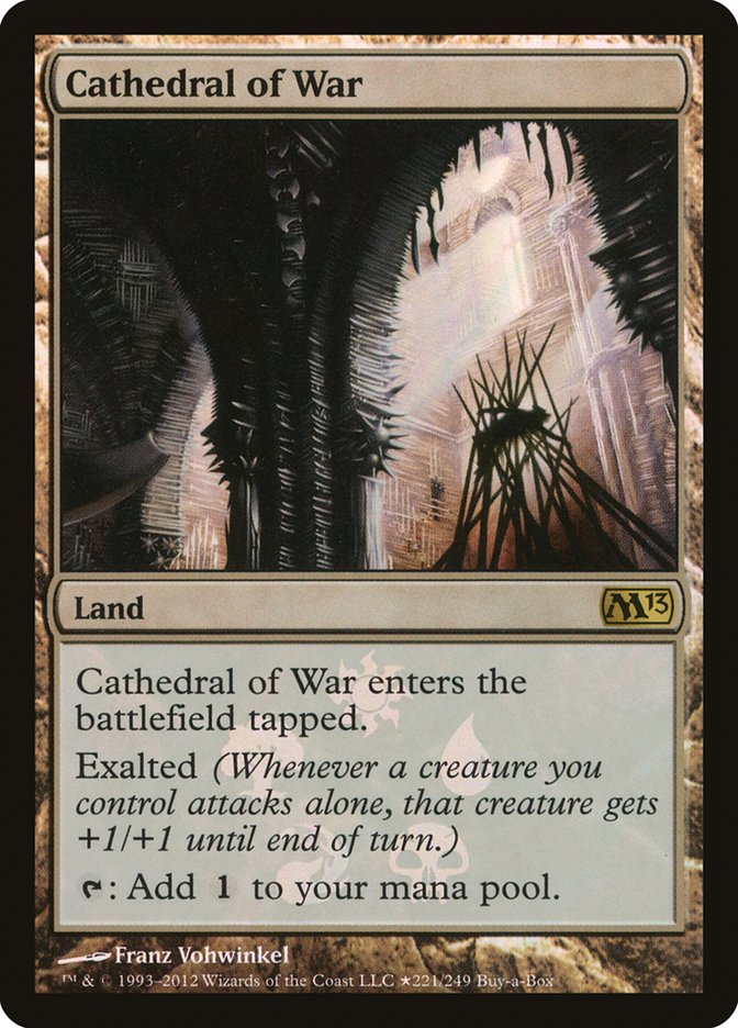 Cathedral of War (Buy-A-Box) [Magic 2013 Promos] | Card Merchant Takapuna