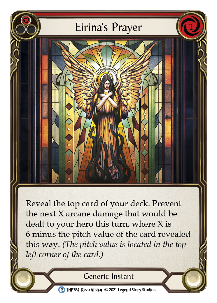 Eirina's Prayer (Red) [1HP384] (History Pack 1) | Card Merchant Takapuna