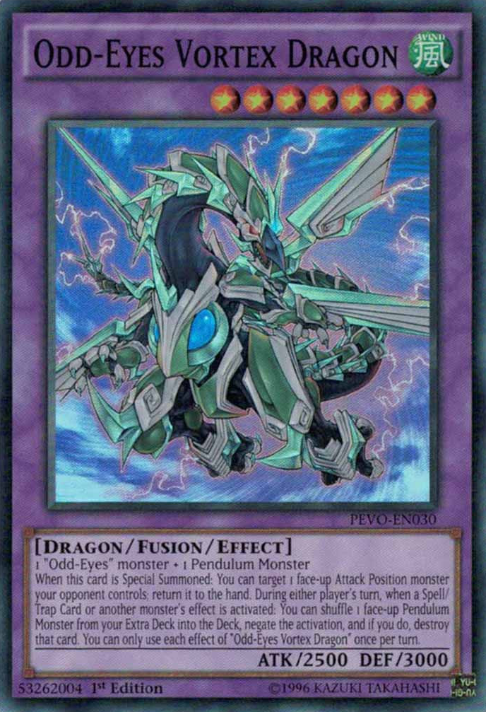 Odd-Eyes Vortex Dragon [PEVO-EN030] Super Rare | Card Merchant Takapuna