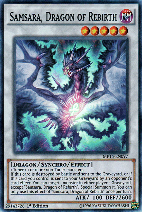 Samsara, Dragon of Rebirth [MP15-EN097] Super Rare | Card Merchant Takapuna