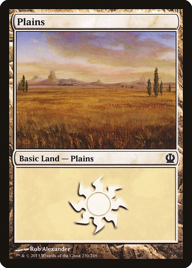 Plains (230) [Theros] | Card Merchant Takapuna