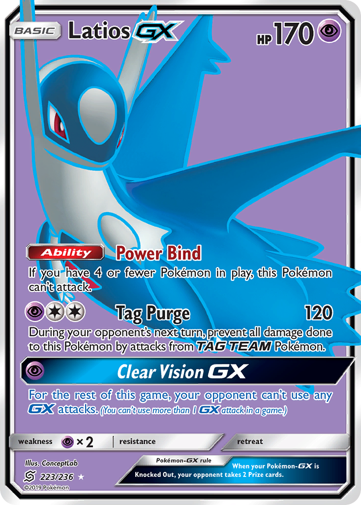 Latios GX (223/236) [Sun & Moon: Unified Minds] | Card Merchant Takapuna