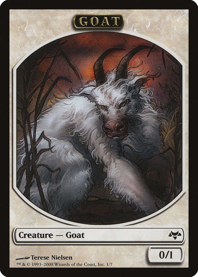 Goat Token [Eventide Tokens] | Card Merchant Takapuna