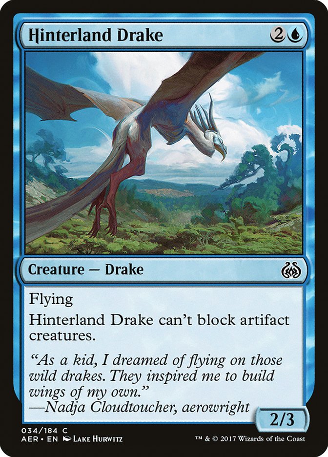 Hinterland Drake [Aether Revolt] | Card Merchant Takapuna