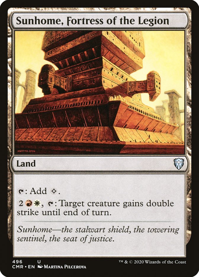 Sunhome, Fortress of the Legion [Commander Legends] | Card Merchant Takapuna