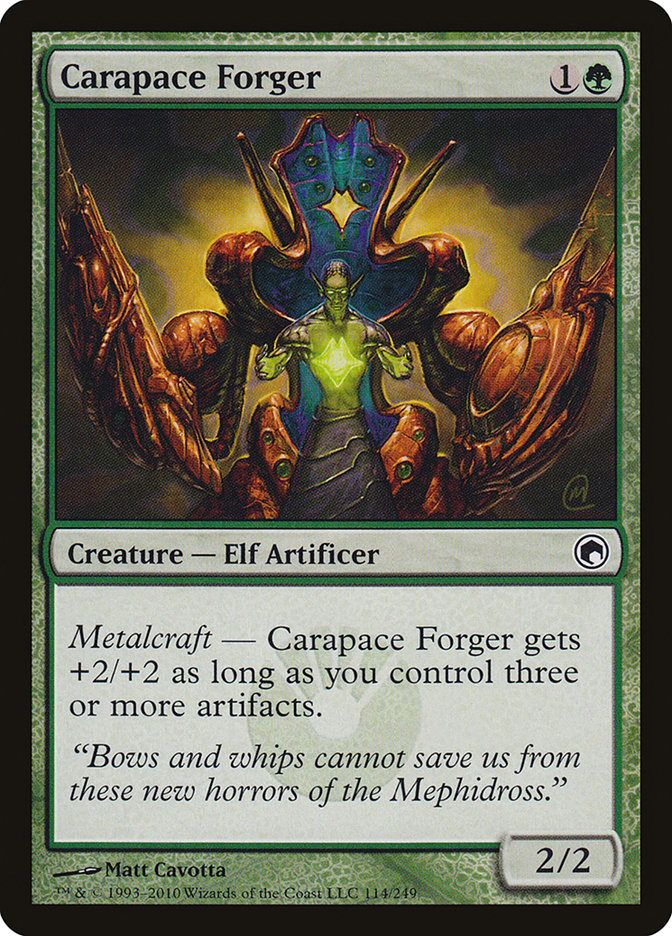 Carapace Forger [Scars of Mirrodin] | Card Merchant Takapuna