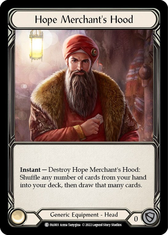 Hope Merchant's Hood [FAI003] (Uprising Fai Blitz Deck) | Card Merchant Takapuna