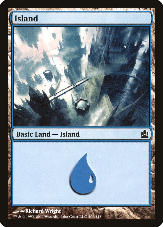 Island (306) [Commander 2011] | Card Merchant Takapuna