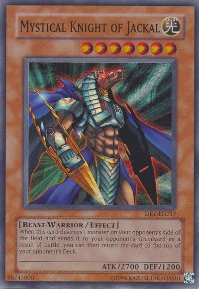 Mystical Knight of Jackal [DR1-EN017] Super Rare | Card Merchant Takapuna