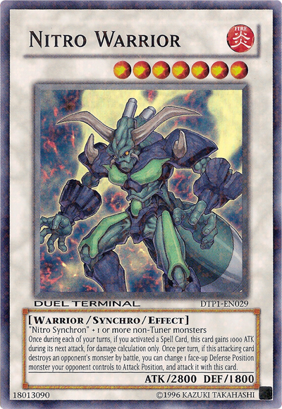 Nitro Warrior [DTP1-EN029] Super Rare | Card Merchant Takapuna