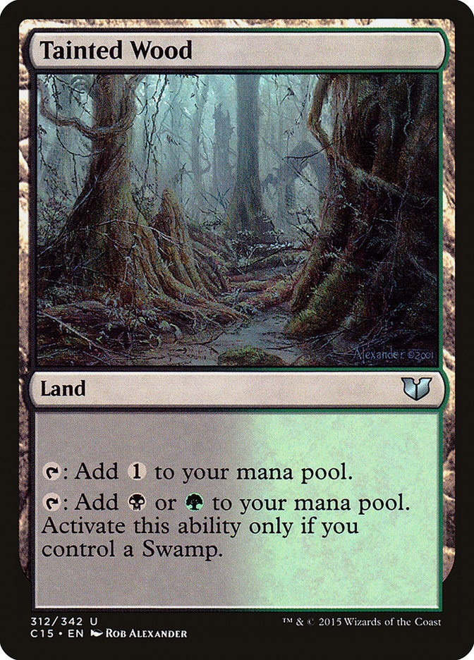 Tainted Wood [Commander 2015] | Card Merchant Takapuna