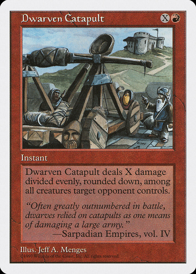 Dwarven Catapult [Fifth Edition] | Card Merchant Takapuna