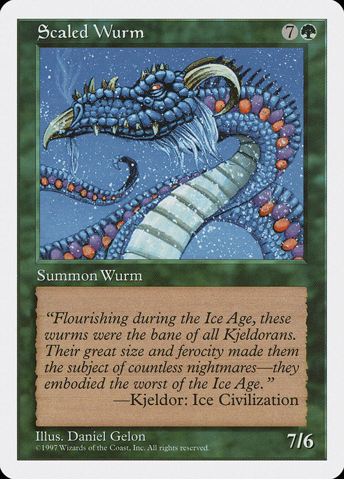 Scaled Wurm [Fifth Edition] | Card Merchant Takapuna