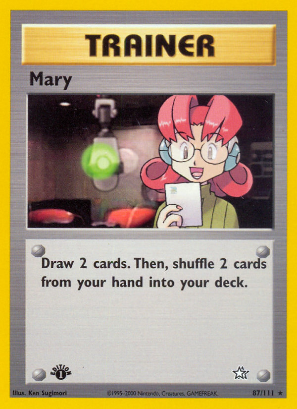 Mary (87/111) [Neo Genesis 1st Edition] | Card Merchant Takapuna