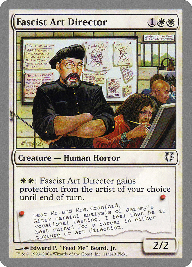 Fascist Art Director [Unhinged] | Card Merchant Takapuna