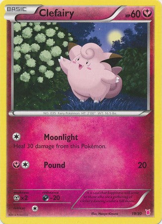 Clefairy (19/30) [XY: Trainer Kit 1 - Wigglytuff] | Card Merchant Takapuna