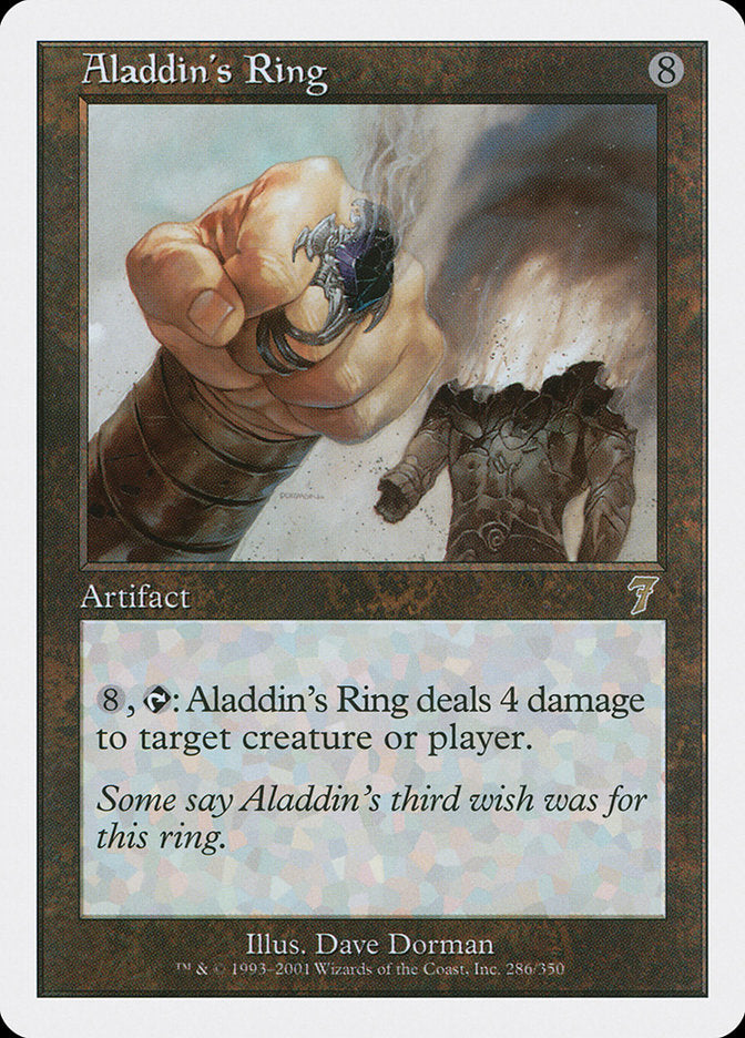 Aladdin's Ring [Seventh Edition] | Card Merchant Takapuna