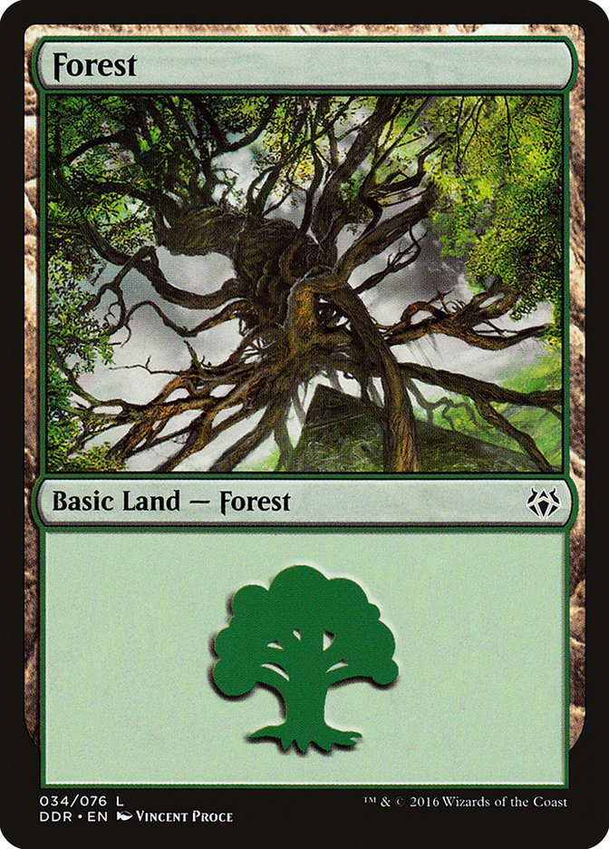 Forest (34) [Duel Decks: Nissa vs. Ob Nixilis] | Card Merchant Takapuna