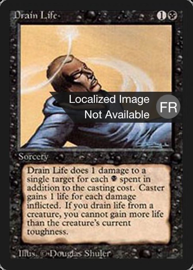 Drain Life [Foreign Black Border] | Card Merchant Takapuna