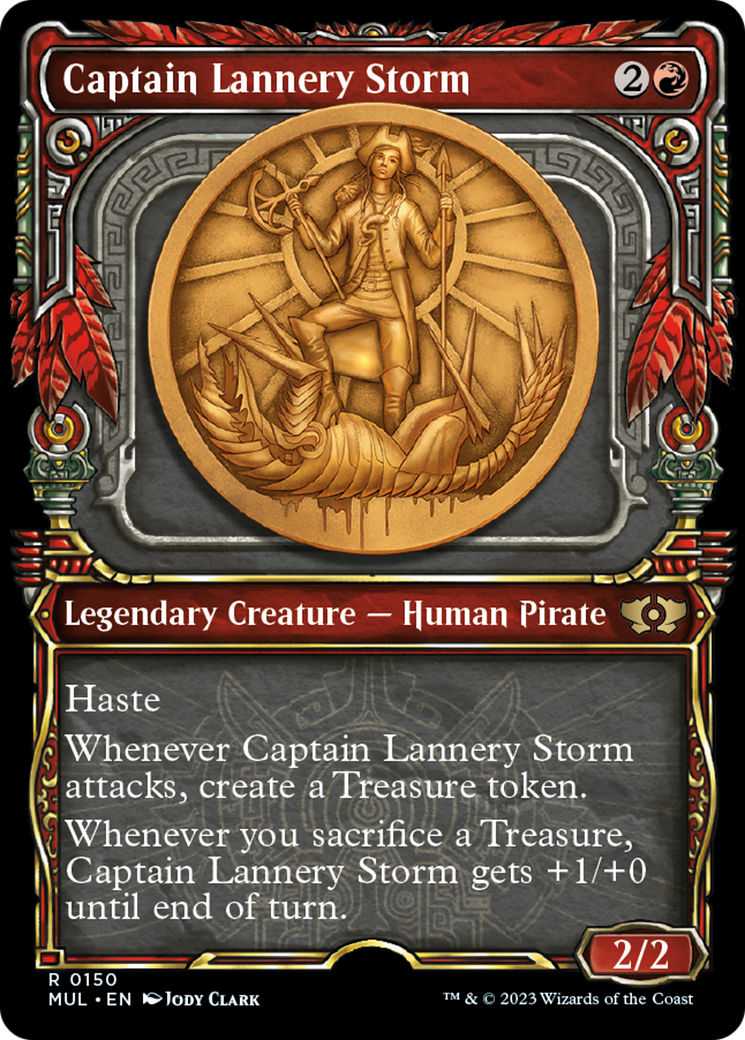 Captain Lannery Storm (Halo Foil) [Multiverse Legends] | Card Merchant Takapuna