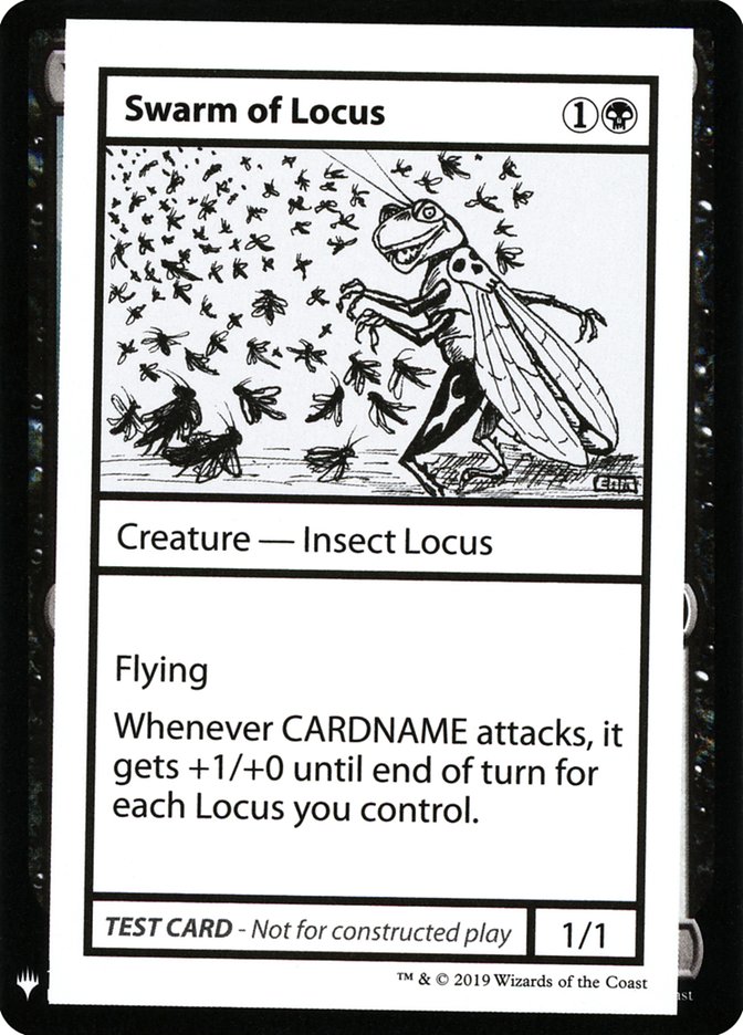 Swarm of Locus [Mystery Booster Playtest Cards] | Card Merchant Takapuna