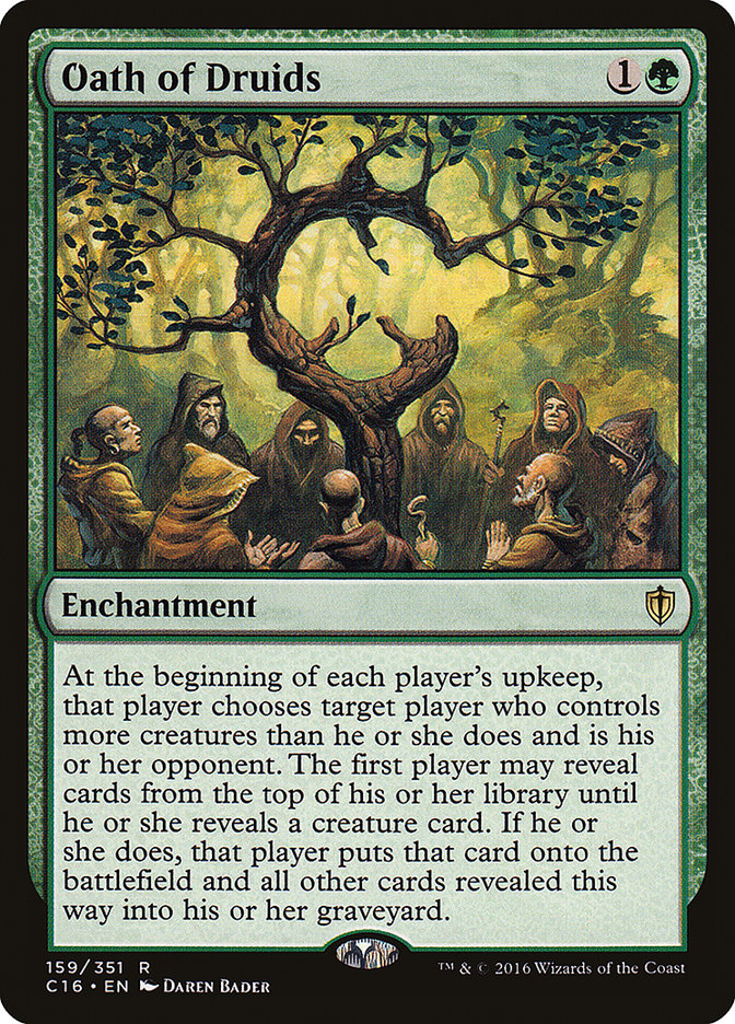 Oath of Druids [Commander 2016] | Card Merchant Takapuna