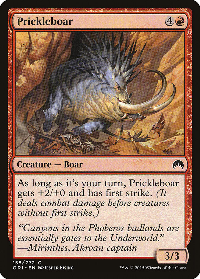 Prickleboar [Magic Origins] | Card Merchant Takapuna